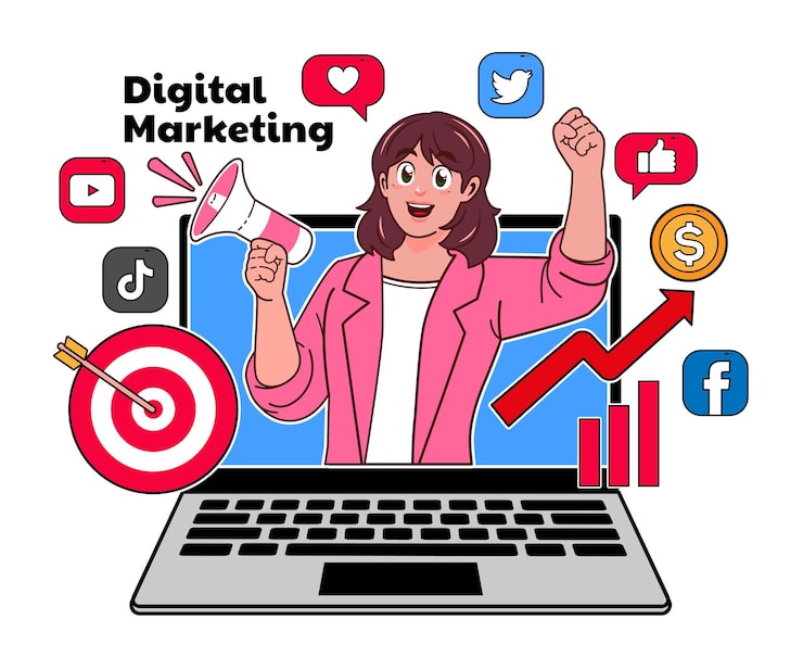 Digital marketing growth analytics